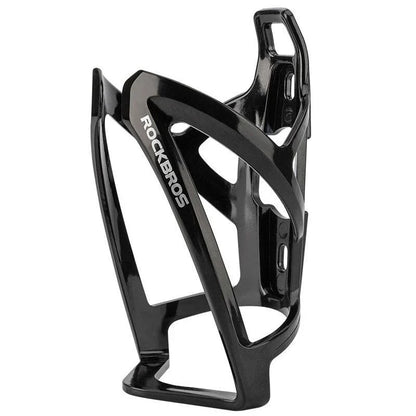 Stylish and lightweight cycling bottle holder in black with vibrant two-tone design, perfect for UK cyclists