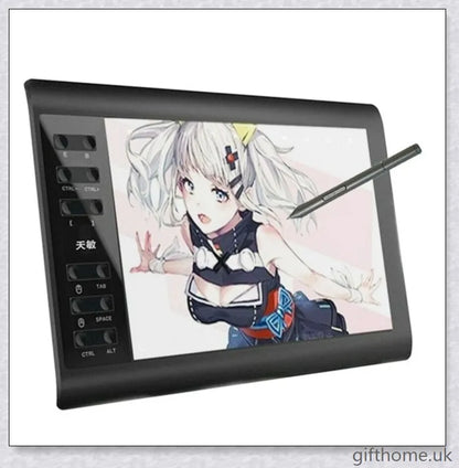 Premium digital drawing sketchpad with stylus pen, perfect for creative artists and designers