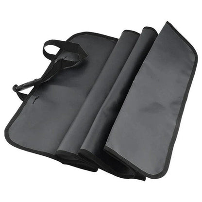 Premium waterproof pet car seat cover in red, designed to protect vehicle's back bench from dirt, fur, and spills