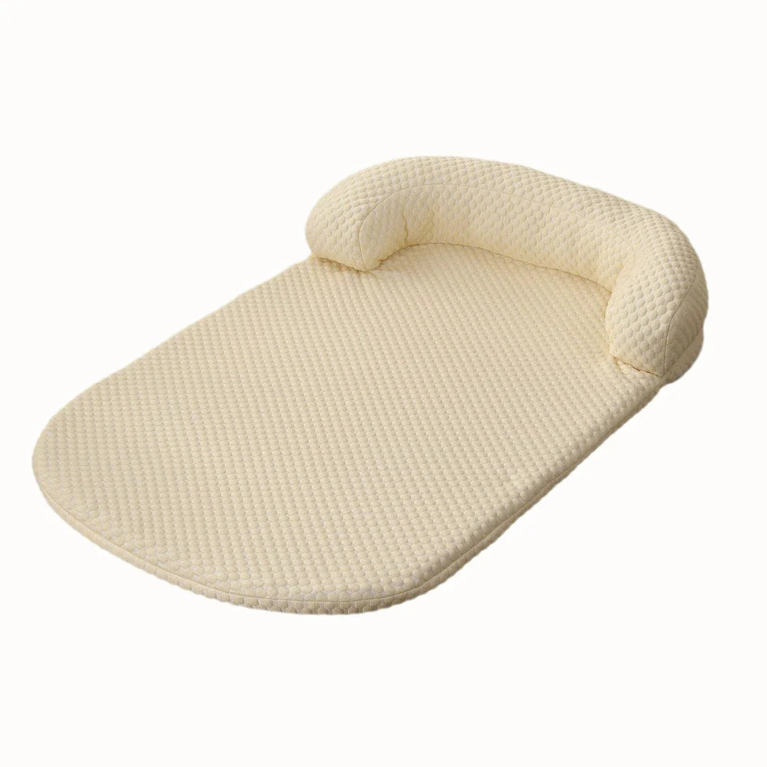 A breathable, ice-filled pet cooling mat in a variety of stylish colours for use in kennels, beds, or anywhere your pet lounges.