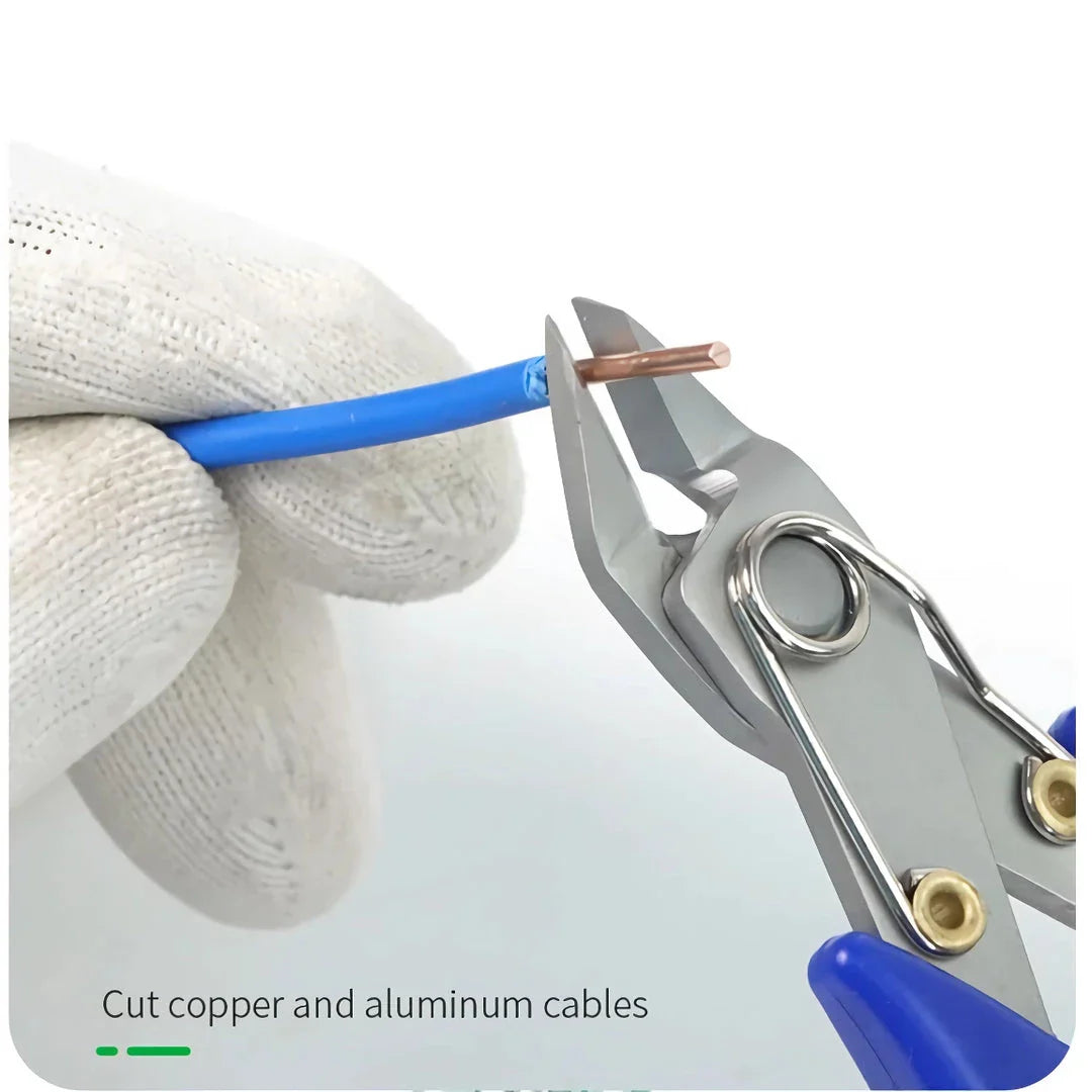 High-Precision Wire Cutting Pliers with precision-ground blades and ergonomic grip for accurate and comfortable cutting