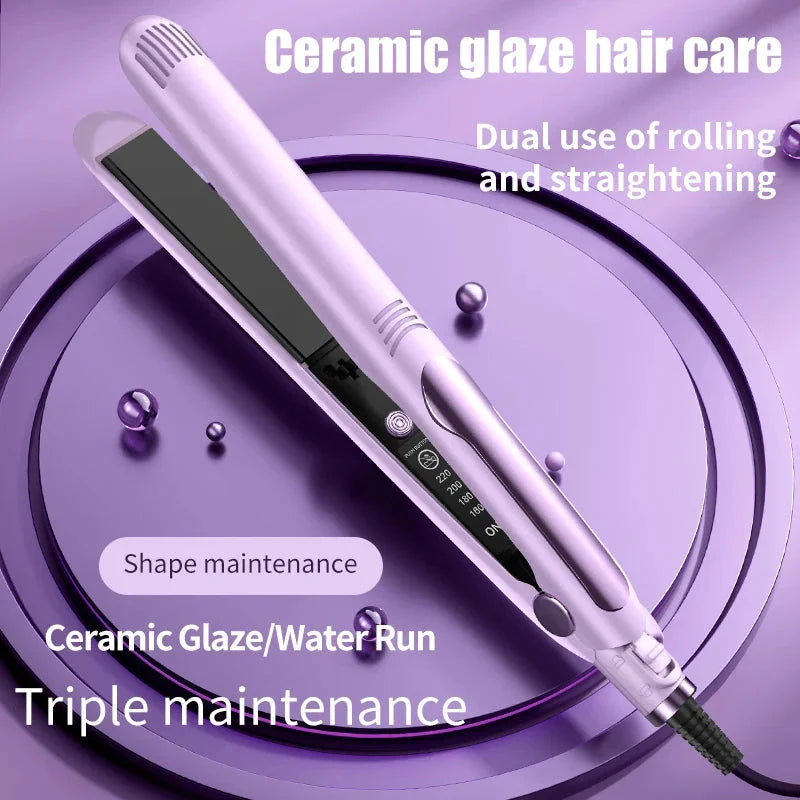 Premium Ceramic Hair Straightener with Floating Plates for Smooth, Salon-Quality Styling