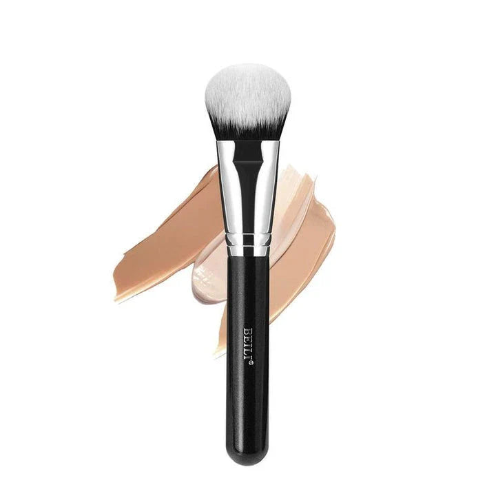 Professional Bevel Foundation Brush for seamless makeup application with a bevel design and soft, synthetic bristles