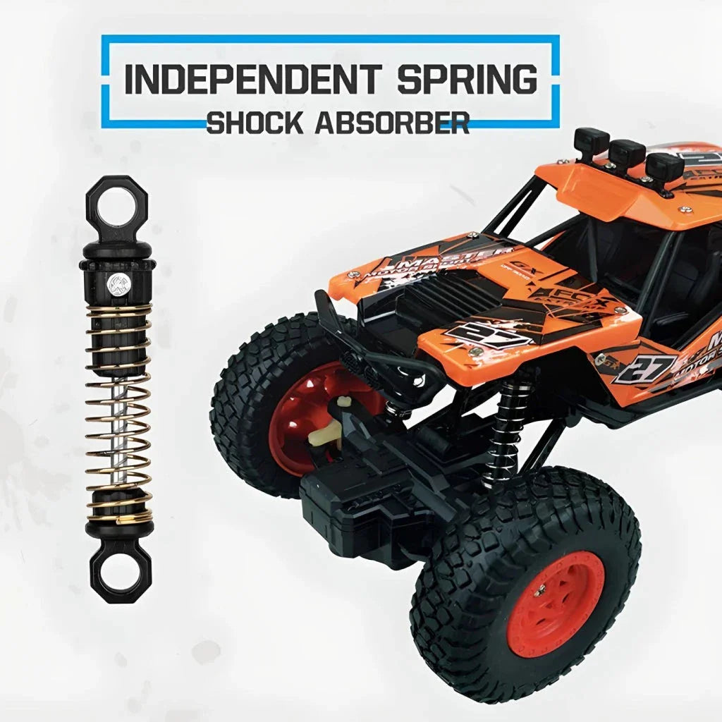 Extreme Off-Road RC Buggy - 1:20 Scale High-Speed Remote Controlled Toy Car with Durable ABS Construction and Bright LED Lights