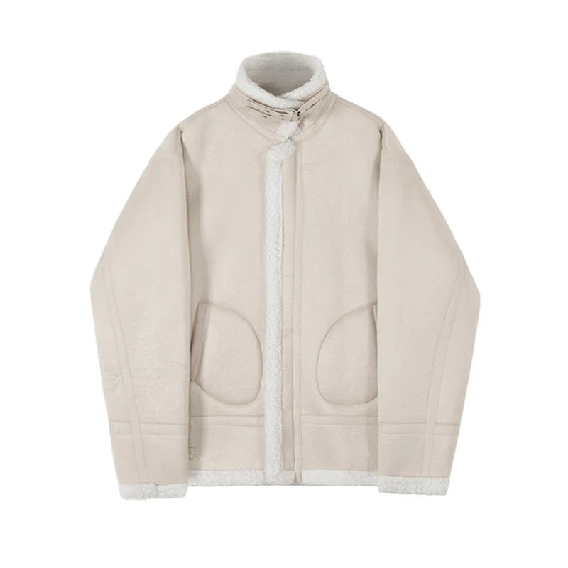 A luxurious men's winter jacket made with a blend of lamb wool and cashmere for exceptional warmth and comfort.