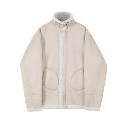 A luxurious men's winter jacket made with a blend of lamb wool and cashmere for exceptional warmth and comfort.