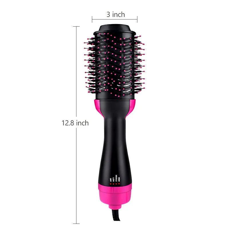 A 3-in-1 hair styling tool that combines a hair dryer, volumizer, and curler for salon-quality results at home