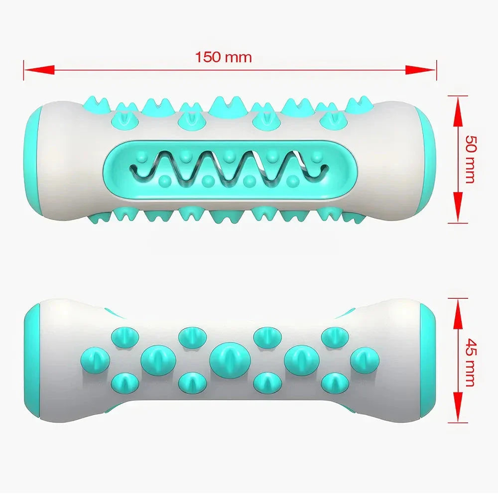 Premium dog dental chew stick toy with bristles for effective teeth cleaning and interactive play