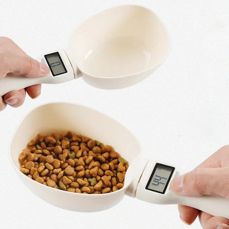 Premium Pet Food Measuring Scoop with Digital Display for Precise Portion Control and Easy Feeding