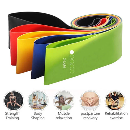 Premium multi-level resistance bands for full-body workouts, fitness, yoga, Pilates, and strength training in the UK
