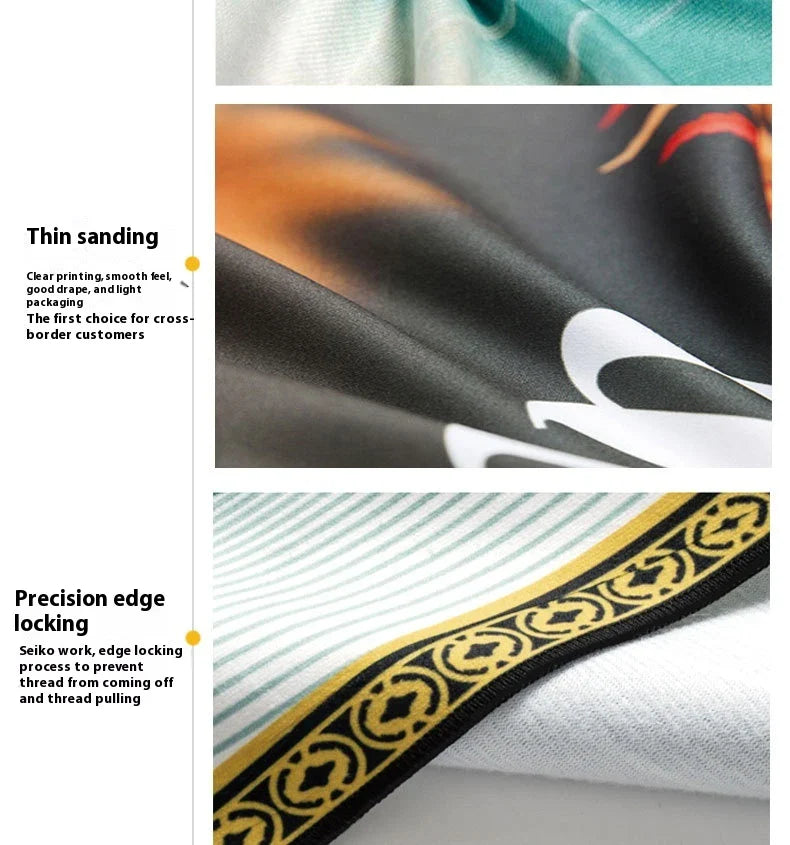 Decorative hanging cloth fabric with geometric abstraction pattern for Halloween party backdrop