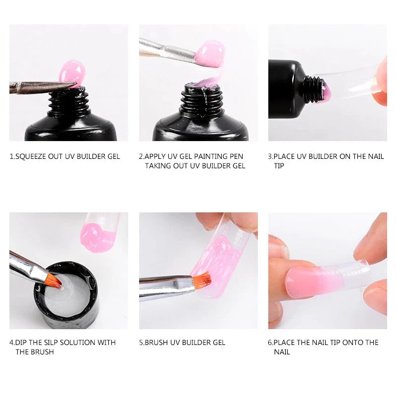 Premium Acrylic Nail Gel Liquid for Creating Long-Lasting UV/LED Soak Off Extensions