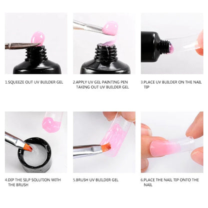 Premium Acrylic Nail Gel Liquid for Creating Long-Lasting UV/LED Soak Off Extensions