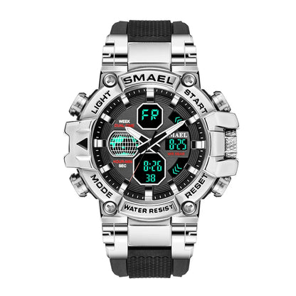 Premium sports fitness watch with alloy casing, high-definition dial, and customizable strap for active British gentlemen