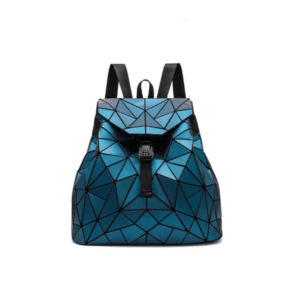 Diamond-patterned backpack in various colours, featuring a sophisticated and contemporary British design