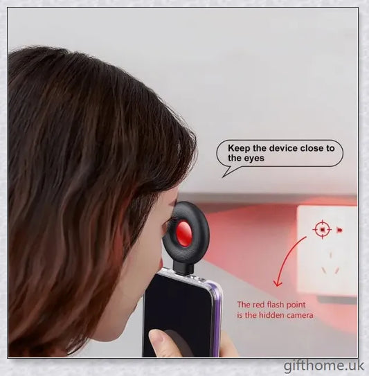 Anti-Peep Camera Detector, a discreet device that safeguards privacy by detecting hidden cameras
