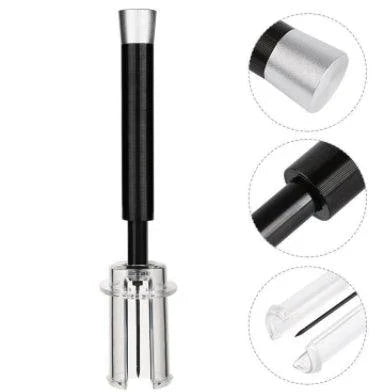 Premium aluminium air wine opener with sleek, modern design for effortless cork removal and smooth pouring
