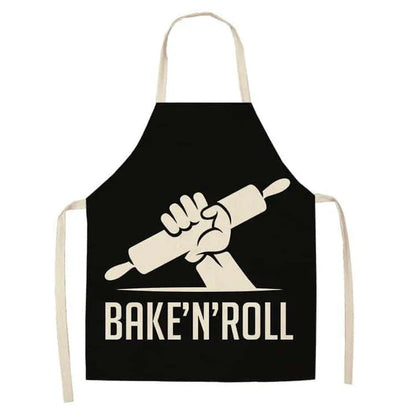 Premium Cotton and Linen Apron in Blue, Green, Grey, and White colors for the modern British kitchen