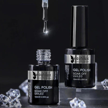 Close-up of a hand wearing the Luxurious Multifunctional Gel Nail Polish in a glossy finish
