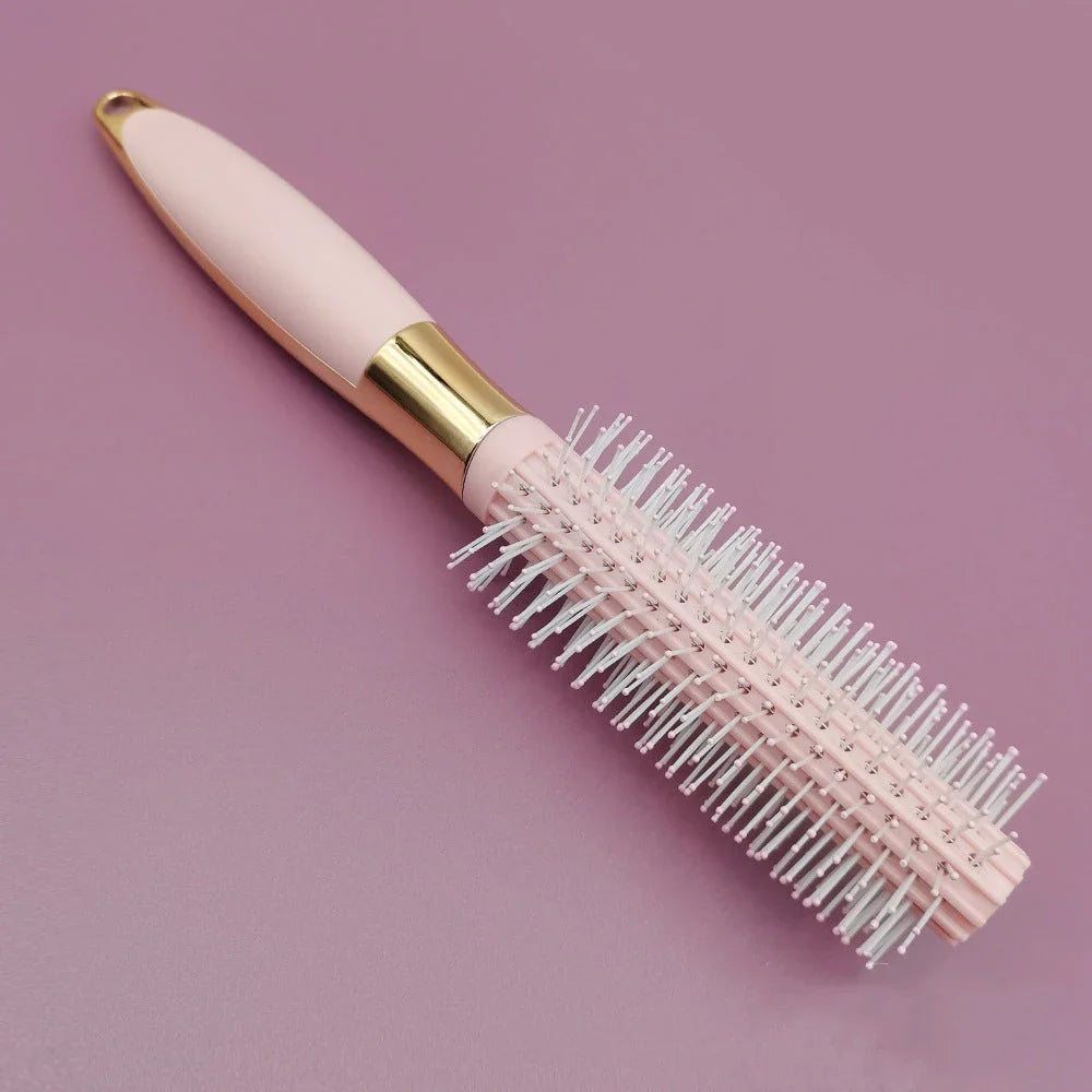 Professional Beauty Hair Brush with round-ended nylon pins for gentle scalp massage and healthy hair