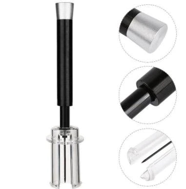 Premium aluminium air wine opener with sleek, modern design for effortless cork removal and smooth pouring