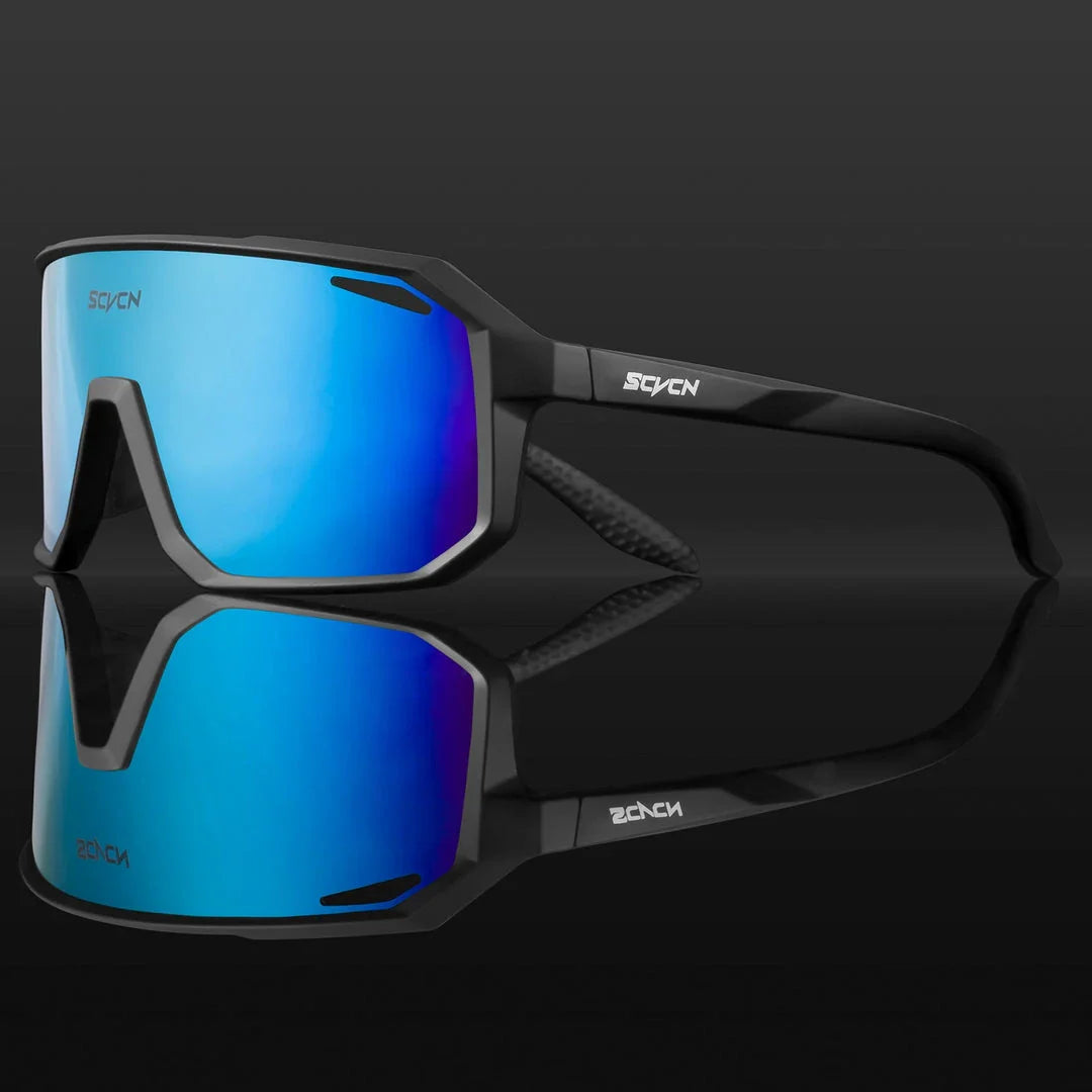 Multi-Sport UV400 Polycarbonate Sunglasses with TR-90 Frame for Cycling, Hiking, and Outdoor Activities