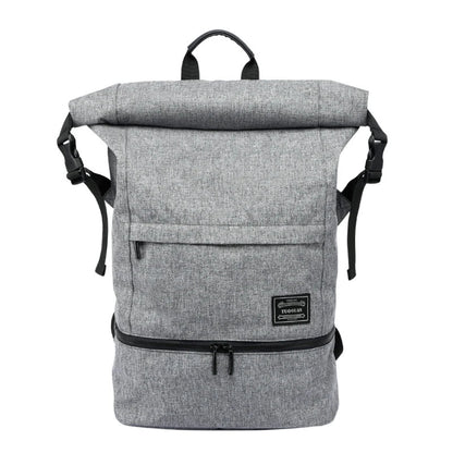 A high-capacity, versatile travel backpack made of durable canvas with a waterproof and breathable design, perfect for outdoor adventures.