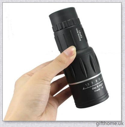 Premium 16X52 high-powered monocular with 52mm objective lens for long-range outdoor viewing and exploration
