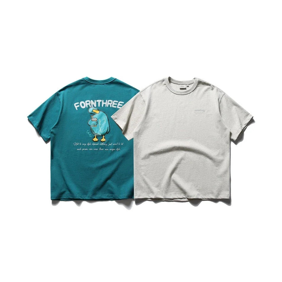 Retro university-inspired loose fit t-shirt in a range of classic colours, made with premium pure cotton fabric for exceptional comfort and style.