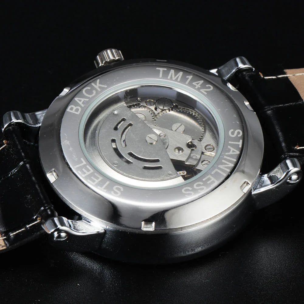 Premium mechanical wristwatch with a sleek, classic British design and durable construction