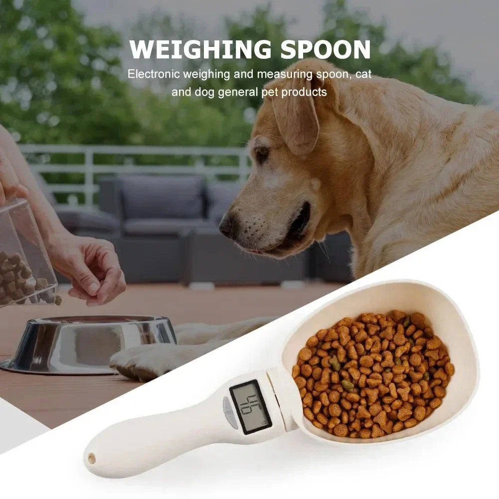 Premium Pet Food Measuring Scoop with Digital Display for Precise Portion Control and Easy Feeding