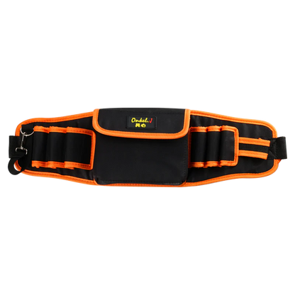 Premium Electrician's Tool Belt Organiser made from durable Oxford cloth with customisable tool slots and adjustable belt for hands-on tradespeople