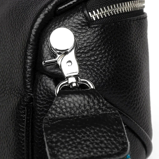 Premium genuine leather tote bag with adjustable strap and interior compartments for fashion-forward women