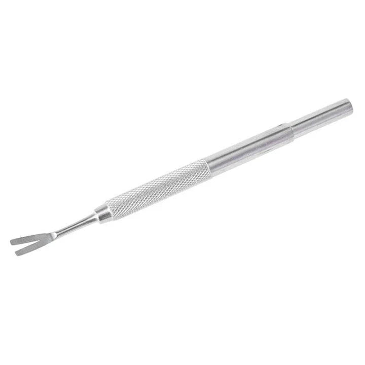 Premium stainless steel pet flea treatment tweezers with dual-ended precision design for effective flea removal