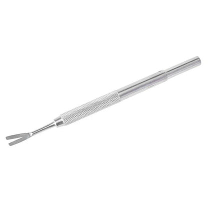 Premium stainless steel pet flea treatment tweezers with dual-ended precision design for effective flea removal