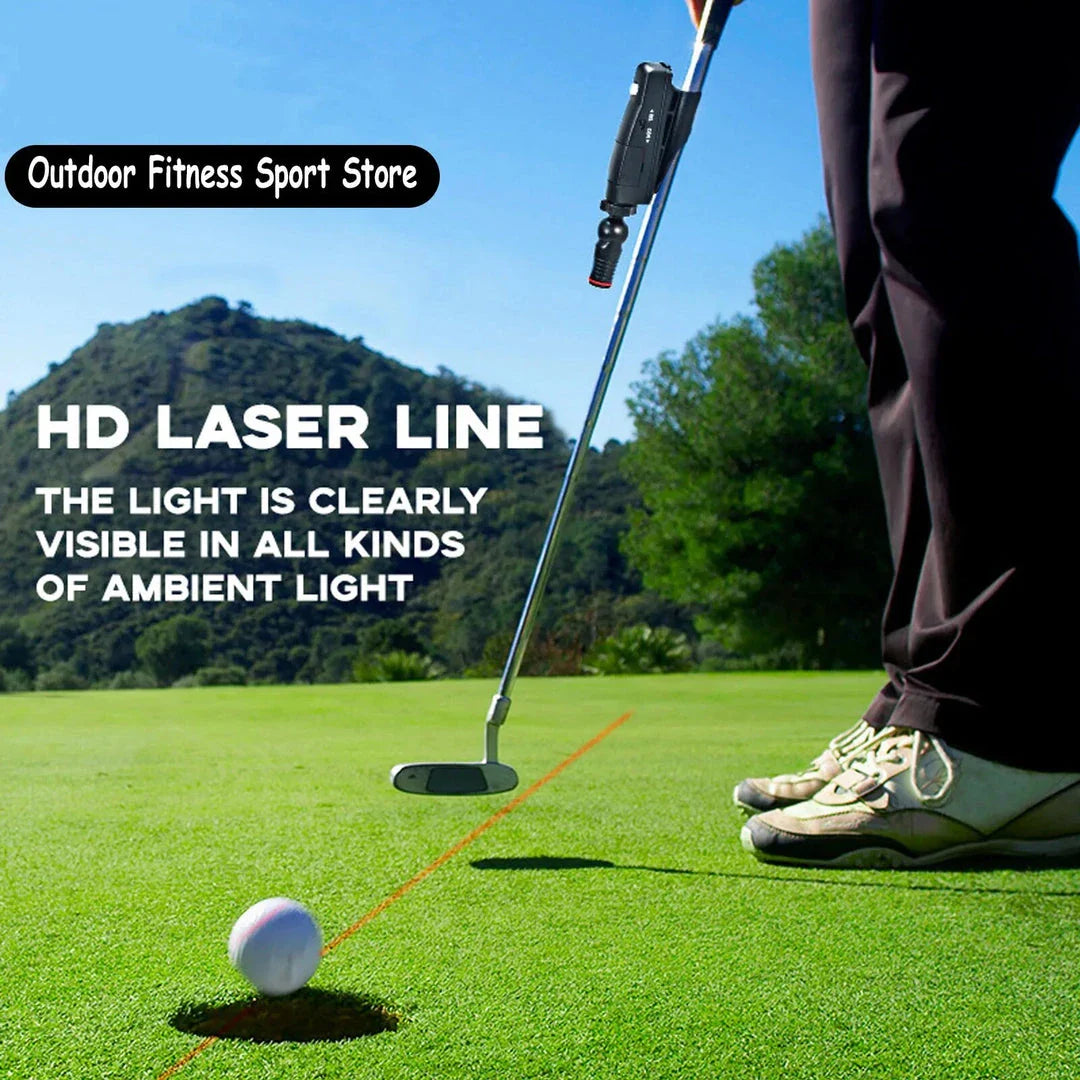 Golf Putter Laser Sight Pointer - Premium Swing Trainer and Putting Aid for Improved Accuracy and Technique