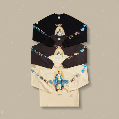 Trendha vintage-inspired spring sweater in a variety of colours, featuring a relaxed fit and round neckline for a flattering, effortless look
