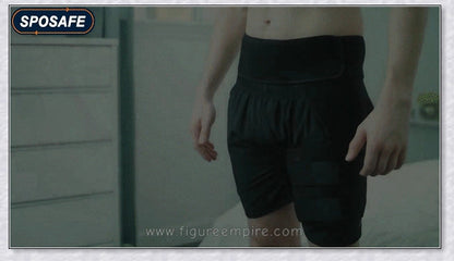 Premium adjustable hip stabiliser and groin brace with breathable mesh lining for pain relief and improved mobility