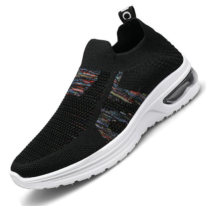 Sophisticated men's sports and leisure trainers with breathable mesh upper and durable rubber outsole for comfort and style
