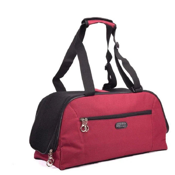 Premium waterproof nylon pet carrier for safe and comfortable pet transportation in the UK