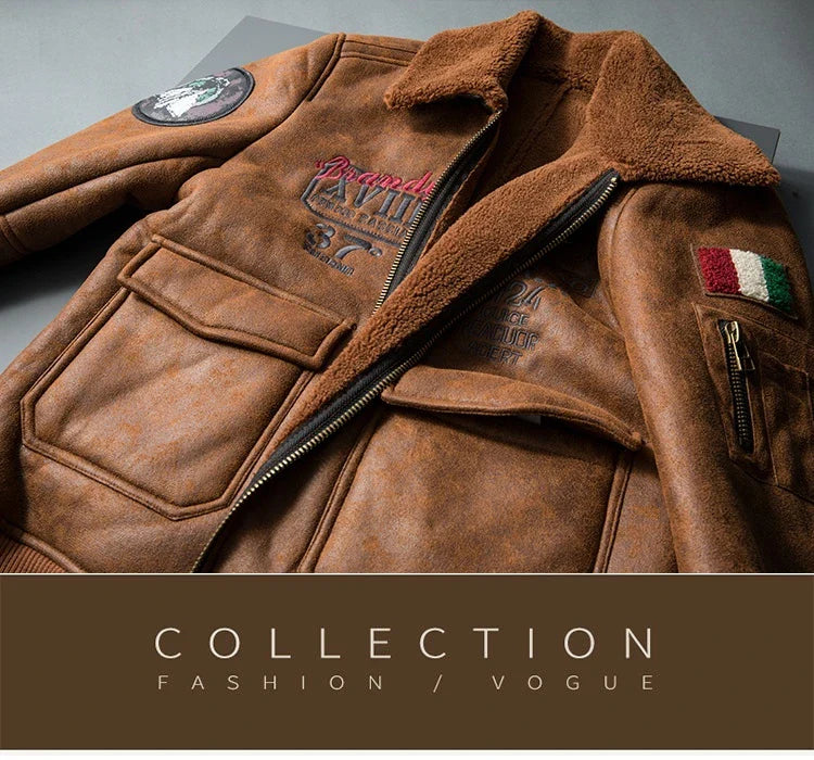 A luxurious suede jacket with a lambswool lining, offering superior warmth and timeless British style.