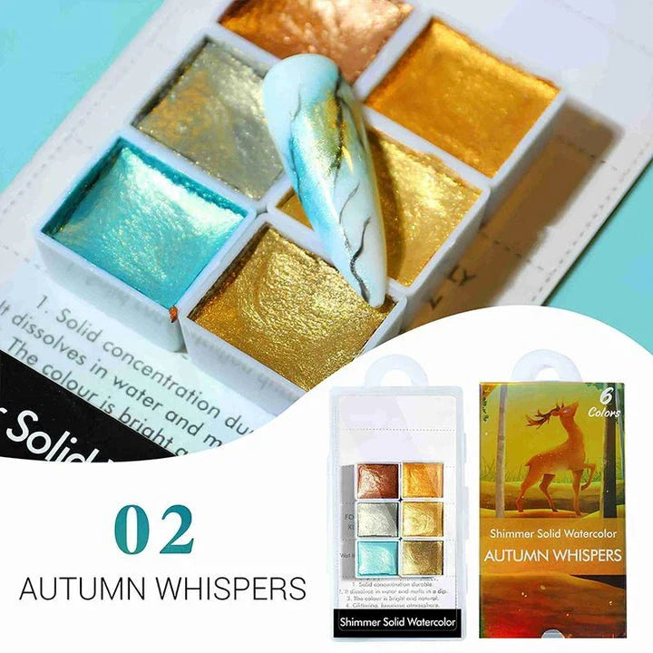 Sparkling iridescent, holographic, and chameleon nail art powder in various vibrant colours