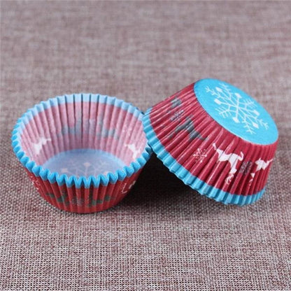Premium British-made paper cupcake liners in a mixed colour pack, perfect for baking delicious treats at home