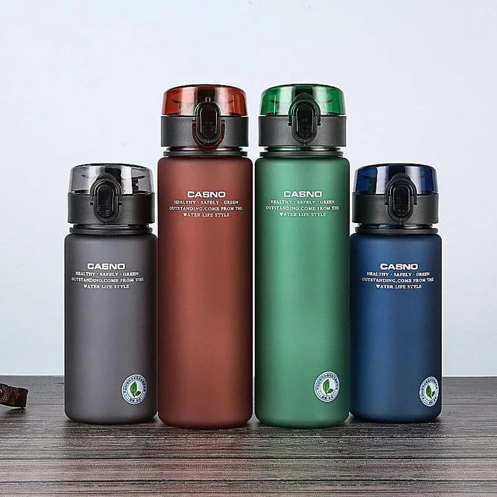 Premium BPA-free water bottle with leak-proof lid and thermal insulation to keep drinks hot or cold on-the-go