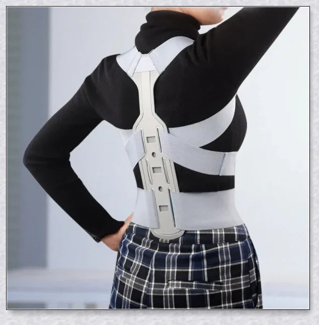 Premium invisible scoliosis brace for adults with adjustable straps and Velcro bands for customised support and improved posture