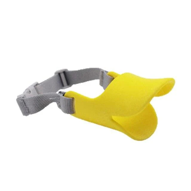 Premium Silicone Dog Muzzle in Charming Duck Style for Small Breeds