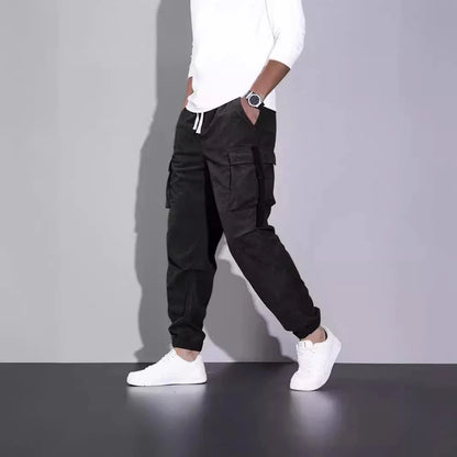 Premium British-inspired corduroy overalls with a relaxed, ankle-tied silhouette and stretchy, breathable fabric for all-day comfort and style.