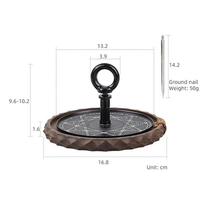 Premium Outdoor Mosquito Coil Tray in White Oak with elegant wooden design for stylish mosquito protection