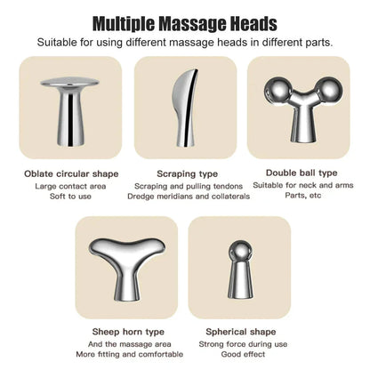 Electronic Acupuncture Massage Pen with 19 adjustable intensity levels and three targeted massage modes for natural pain relief and muscle relaxation
