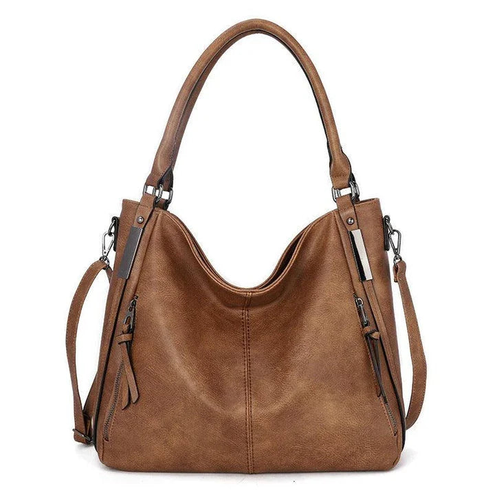 Fashionable PU Leather Bucket Bag with Spacious Interior and Comfortable Single Strap